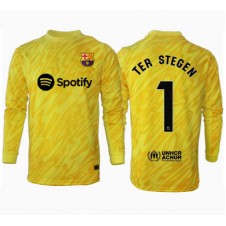 Barcelona Ter Stegen #1 Keeper Hjemmedrakt 2024-25 Langermet